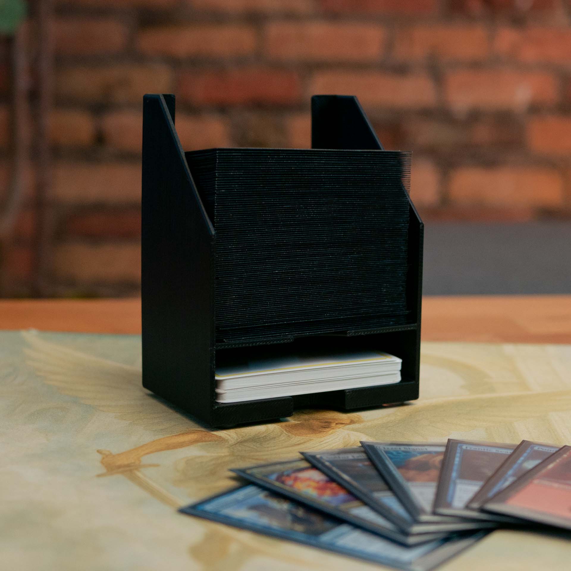 MTG Commander Deck Holder: Card Caddy Plus Angled Base TCG Foundry MTG Commander Deck Holder: Card Caddy Plus Angled Base TCG Foundry