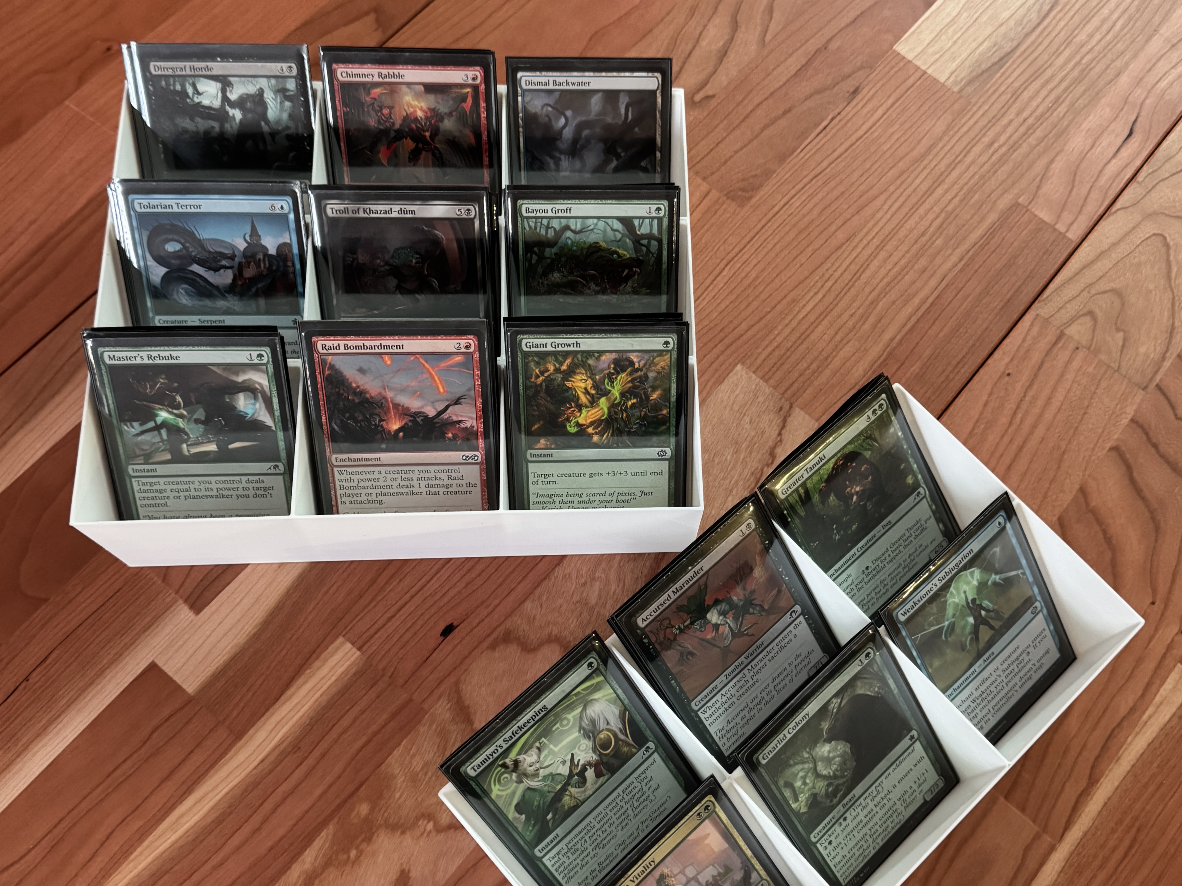 Card Sorting Trays