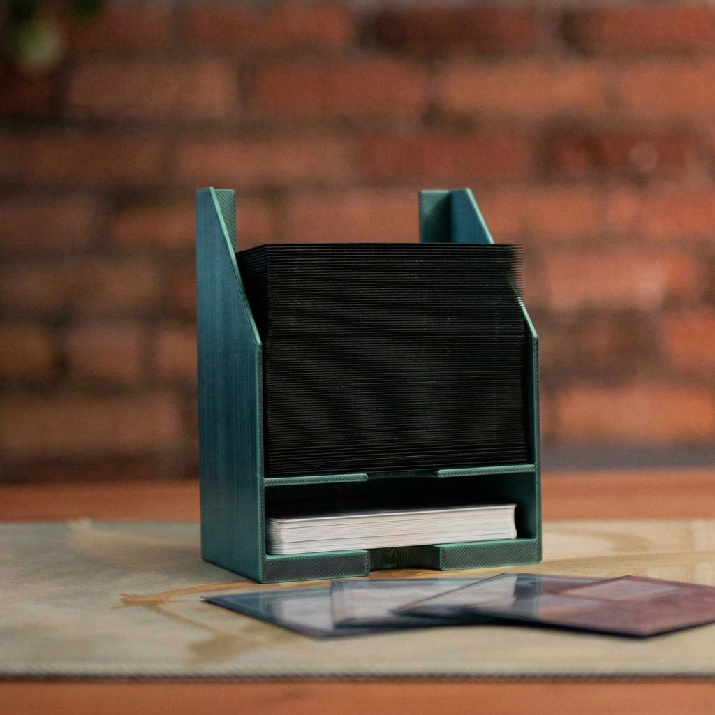 Card Caddy Plus Green and Black Glitch Edition - Inspired by Witherbloom